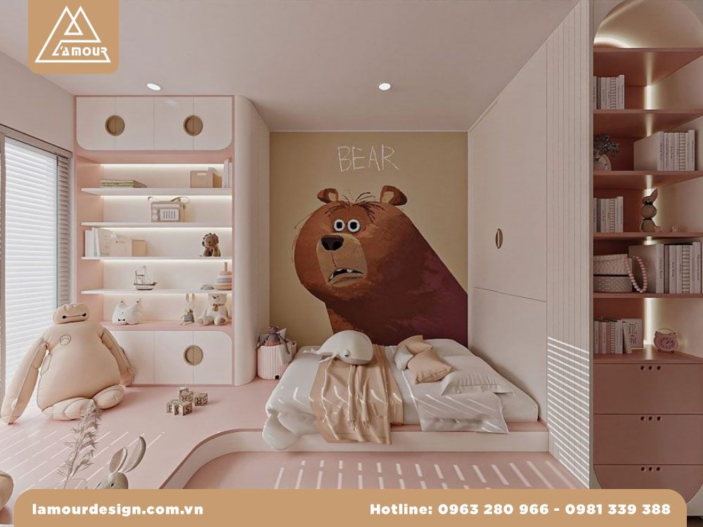 Tham khảo mẫu thiết kế căn hộ chung cư 50m2 2 phòng ngủ từ L’amour Design 14 Lamour Design 003