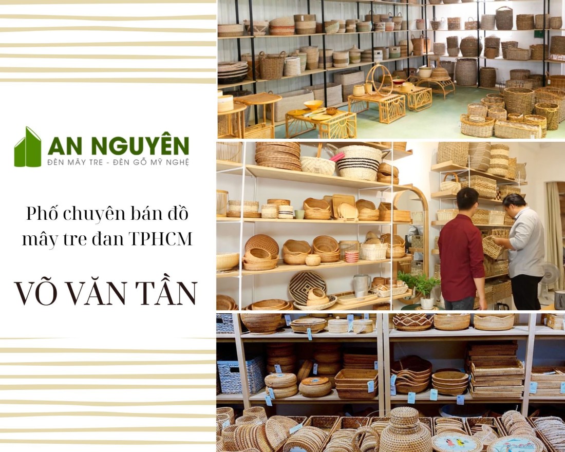 Phố chuyên bán đồ mây tre đan TPHCM - Đa dạng mẫu mã, giá cạnh tranh 5 may tre dan hcm 001